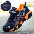 Tênis de couro infantil, sapatos de meninos, casual, tênis, corrida, escola, esportes, crianças, meninos, moda, sapatos de caminhada, 7-12 anos