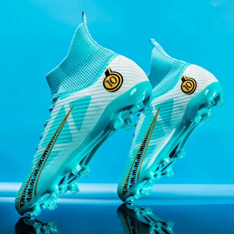 Homens sapatos de futebol crianças botas de futebol feminino profissional chuteiras antiderrapante chaussure futebol tf/fg sapatos de futebol ao ar livre