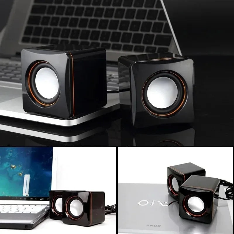 Alto-falante do computador 6wUSB alto-falante mini 2.0 alto-falante para laptop