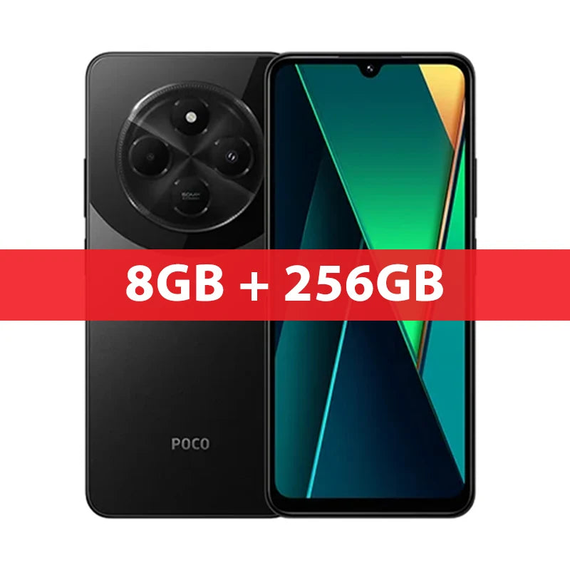 Poco c75 versão global helio G81-Ultra 5160mah bateria xiaomi hyperos nfc 6.88 ''120hz display 50mp ai câmera dupla