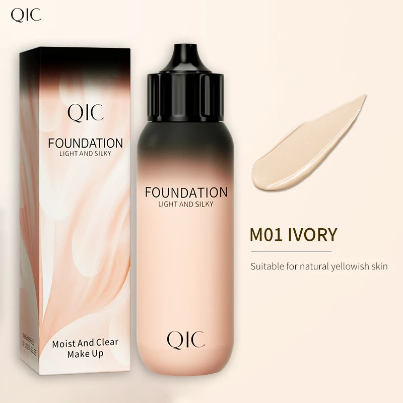 Creme líquido da fundação 30ml, impermeável, controle do óleo, base do acne, composição, hidratação, matte, ocultador, cosmético