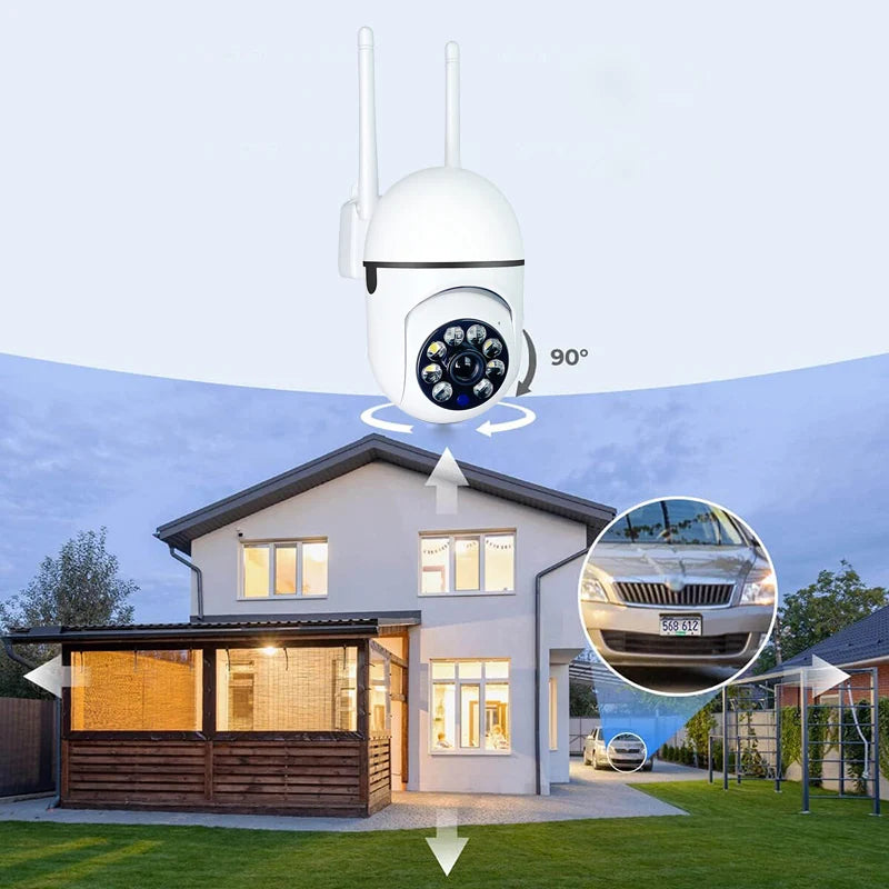 3mp wifi câmera casa ptz câmera ip cor noite áudio sem fio câmera de vigilância automática em casa rastreamento segurança cctv câmera