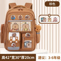 Mochila escolar de estudante Capibara, mochila infantil de grande capacidade. Bolsas para livros de volta às aulas para meninos e meninas