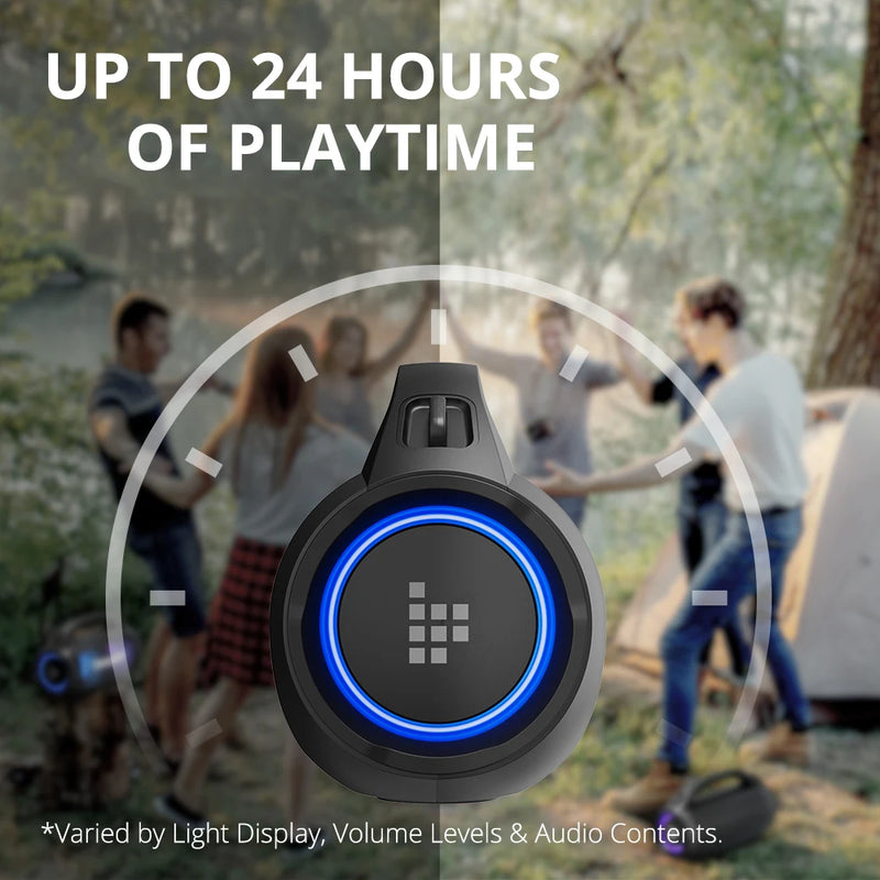 Caixa de soml! Alto-falante portátil poderoso Tronsmart Bang SE com Bluetooth 5.3, alça portátil, 24 horas de reprodução, para festa,