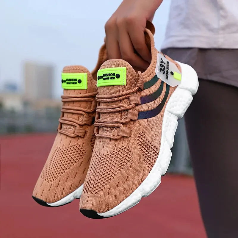 Sapatos para homens sapatos esportivos casuais moda respirável tênis de corrida ao ar livre confortável verão sapatos de caminhada homem calçado