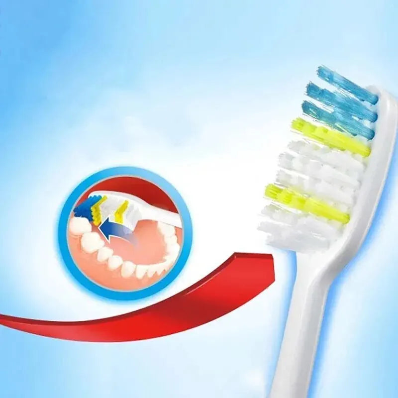Six Packs Toothbrush Tooth Cleaning Família Casal Fine Soft Medium Hair Travel Suit para homens e mulheres Back Tooth Cleaning