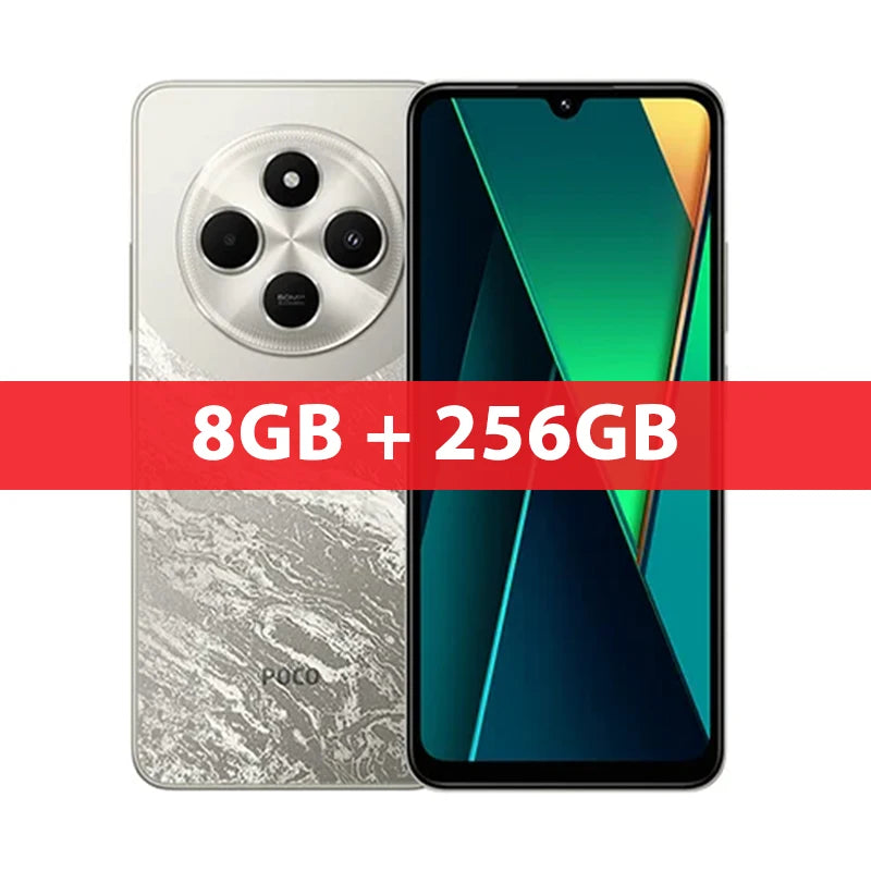 Poco c75 versão global helio G81-Ultra 5160mah bateria xiaomi hyperos nfc 6.88 ''120hz display 50mp ai câmera dupla