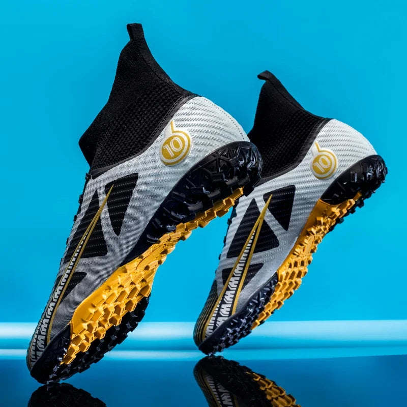 Homens sapatos de futebol crianças botas de futebol feminino profissional chuteiras antiderrapante chaussure futebol tf/fg sapatos de futebol ao ar livre