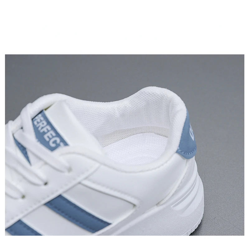 Sapatos casuais femininos sapatos esportivos resistentes ao desgaste e respiráveis sapatos brancos femininos tênis senhora simples 2025 novo