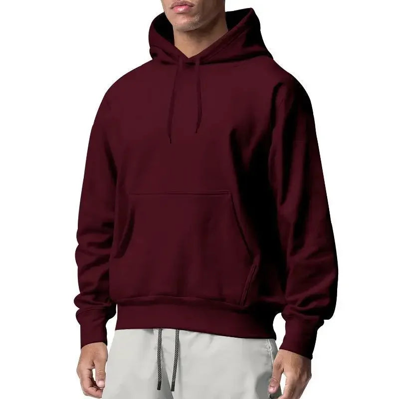 2024 new hoodie sweatshirt jacket comfortable versatile casual autumn and winter loose top fashionable men
