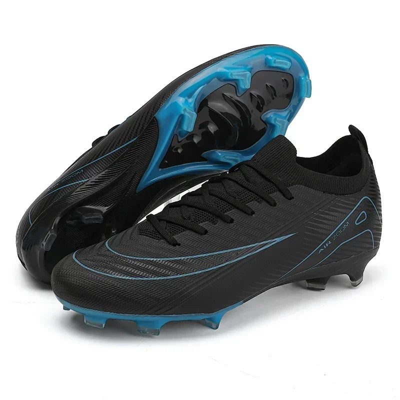 Profissional masculino treinamento botas de futebol unisex sapatos de futebol tendência chuteiras de grama ao ar livre respirável esporte ultra-leve antiderrapante