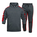 2025 masculino agasalho casual moletom com capuz 2 peça conjunto ginásio jogging roupas masculinas de alta qualidade ao ar livre terno esportivo vendas quentes