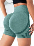 shorts de cintura alta shorts de treino fitness  elevador bunda calças curtas esportivas