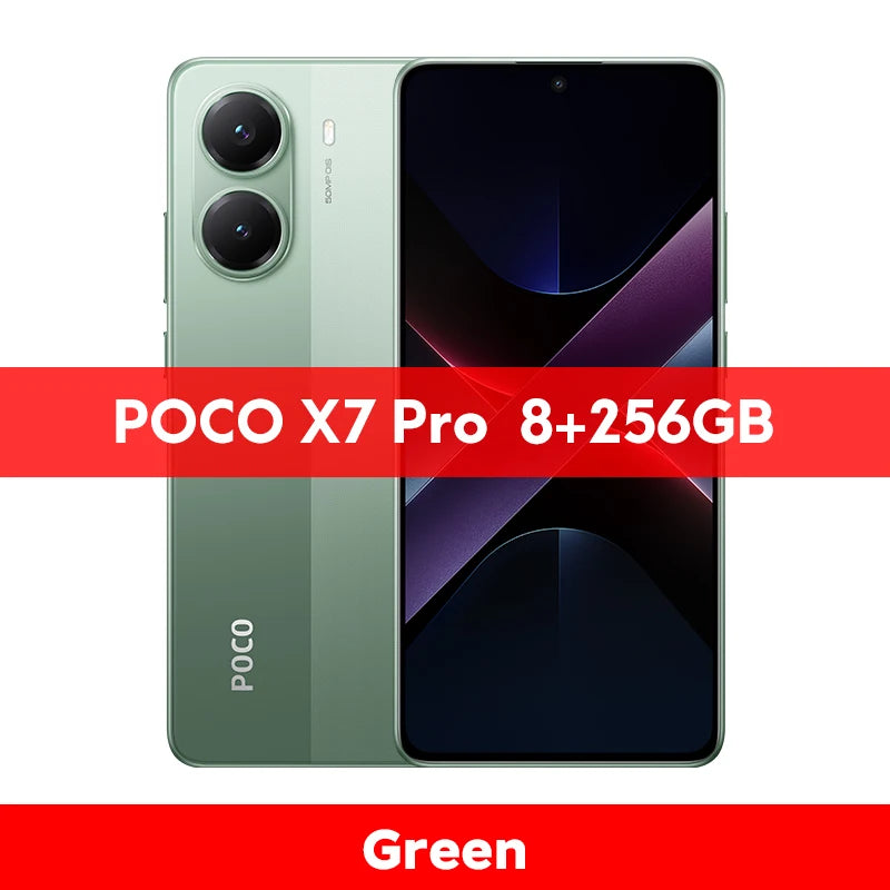 Novo POCO X7 Pro 5G Versão Global do Smartphone Dimensity 8400-Câmera Ultra 6000mAh 90W Carga 50MP com OIS 120Hz NFC