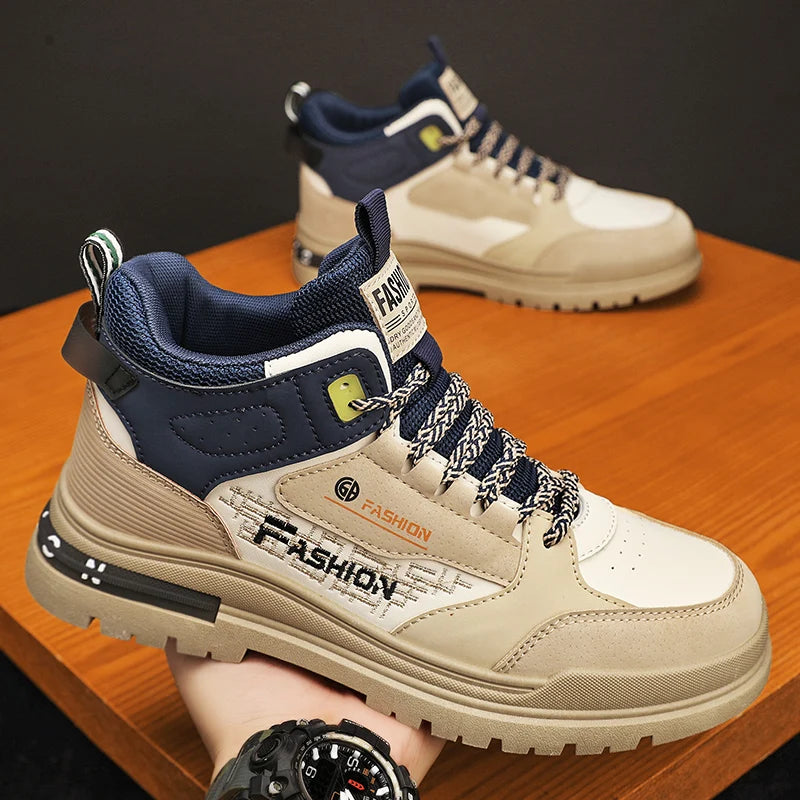 Tênis casual vulcanizado masculino, sola macia, tênis esportivo para caminhada, ao ar livre, masculino, outono