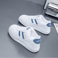 Sapatos casuais femininos sapatos esportivos resistentes ao desgaste e respiráveis sapatos brancos femininos tênis senhora simples 2025 novo