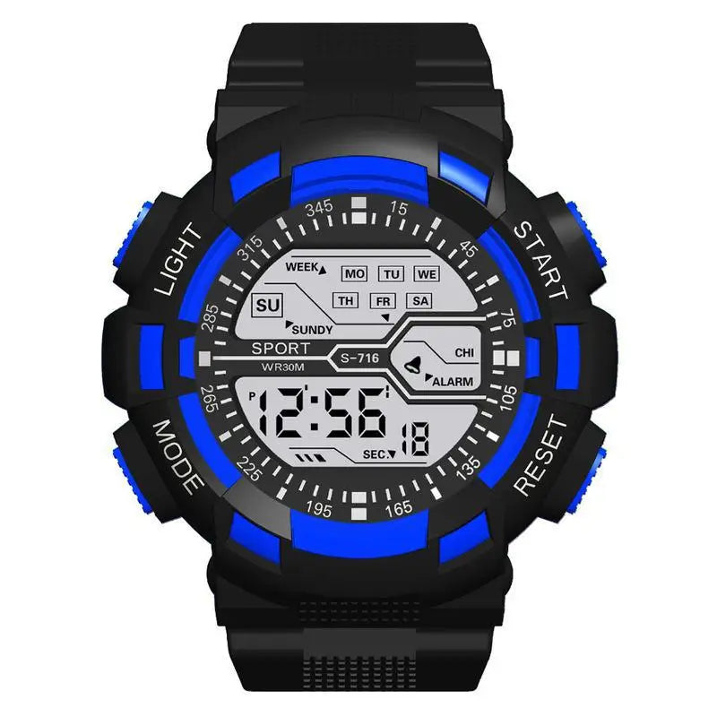 2 foreign trade direct supply students leisure sports cool multi-function alarm electronic small diamond electronic watch boys