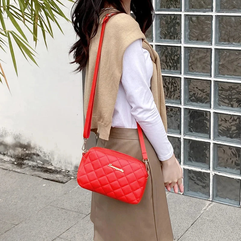 2025 borla pequena bolsa mensageiro para mulheres tendência lingge bordado câmera feminina bolsa de ombro moda corrente senhoras crossbody sacos