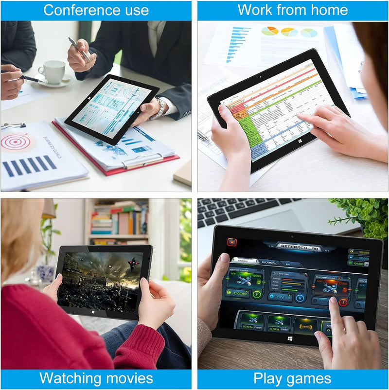 10.6 POLEGADAS Ezpad C24S Windows 10 Tablet PC 2GB RAM 32GB ROM Z3735F 32 Bit 1366x768 Tela IPS 6600mAh USB 3.0