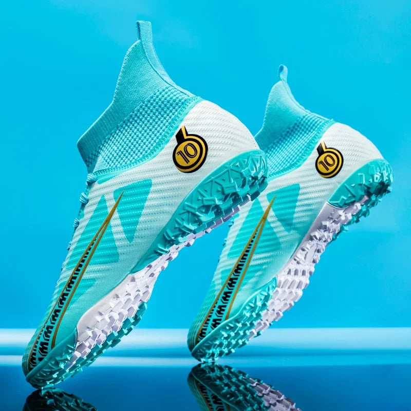 Homens sapatos de futebol crianças botas de futebol feminino profissional chuteiras antiderrapante chaussure futebol tf/fg sapatos de futebol ao ar livre