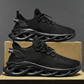 Homens esportes correndo preto sapatos de corrida tênis casuais marrom ao ar livre malha respirável feminino luz absorção de choque tênis preto