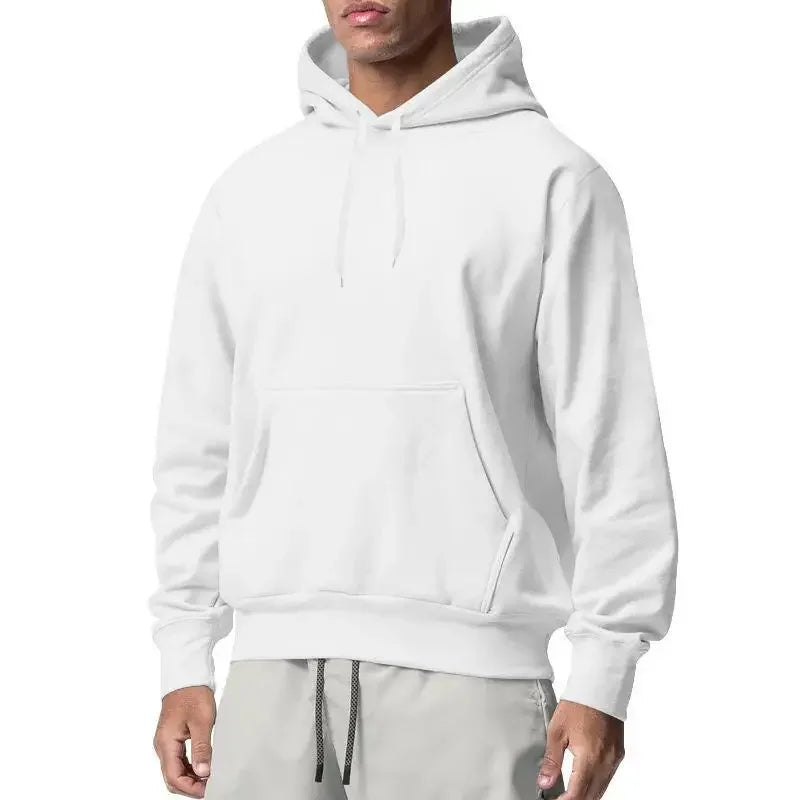 2024 new hoodie sweatshirt jacket comfortable versatile casual autumn and winter loose top fashionable men
